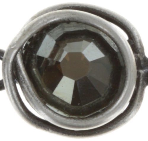 image for Bracelet Sparkle Twist Dark Brown crystal bronze shade 