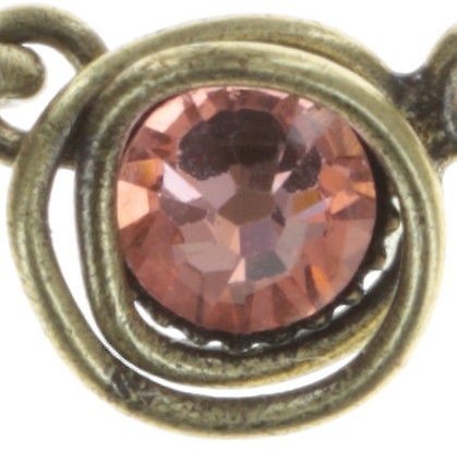 image for Necklace Sparkle Twist Pink Peach  