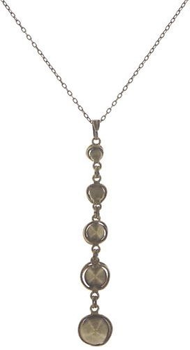 image pour Collier pendant Sparkle Twist Pêche Rose  