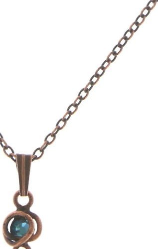 Bild für Halskette mit Anhänger Sparkle Twist Dunkelblau Indikolit 