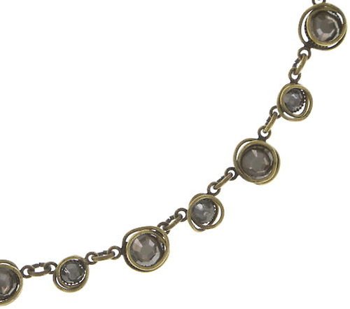 image for Necklace Sparkle Twist Grey  
