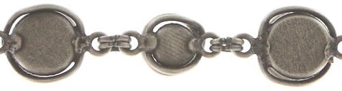 image for Bracelet Sparkle Twist Dark Brown crystal bronze shade 