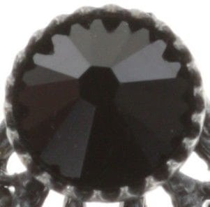 Kép Earring stud dangling Waterfalls Black  