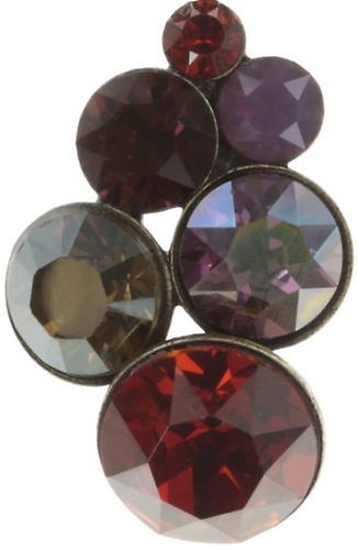 image for Necklace Pendant Petit Glamour Brown / Red / Lila  