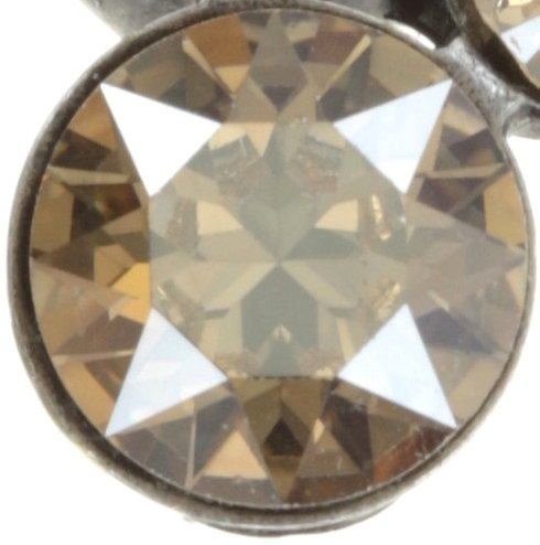 image pour Boucles d'oreilles Eurowire Disco Star Beige  