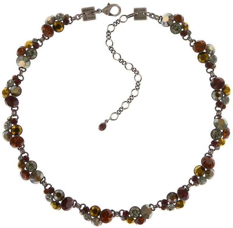 image for Necklace Collier Petit Glamour Beige / Brown / Grey  