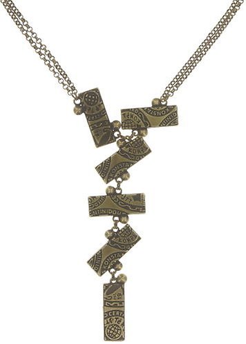 image for Necklace Pendant Float to the Rhythm Brown / Orange  