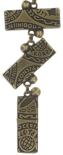 image pour Collier pendant Float to the Rhythm Marron / Orange  