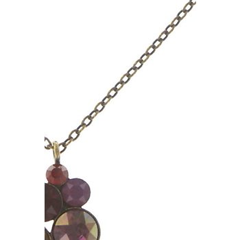 image pour Necklace pendant Petit Glamour brown/red/lila  