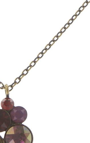 image for Necklace Pendant Petit Glamour Brown / Red / Lila  