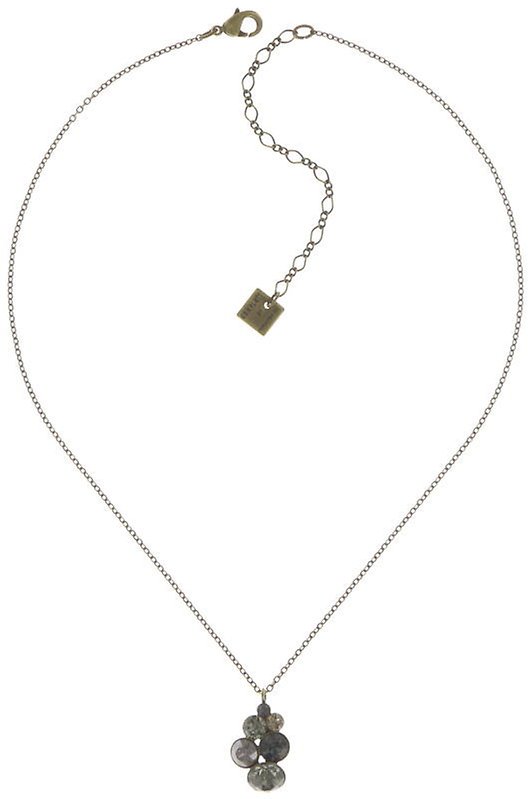 image for Necklace Pendant Petit Glamour Grey  