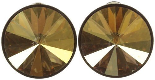 Bild für Ohrstecker Rivoli Gelb crystal metallic sunshine 14mm