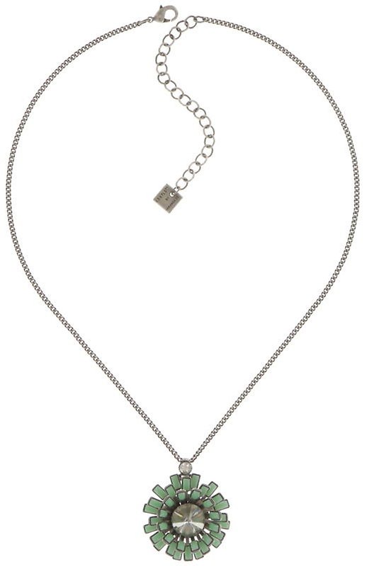 image pour Collier pendant Love You Love You Not Vert  