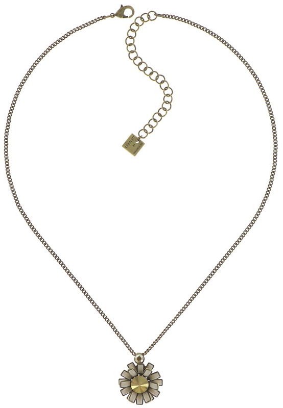 image pour Collier pendant Love You Love You Not Blanc  