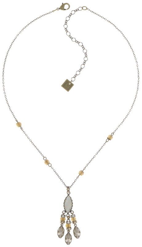 image for Necklace Pendant Earth, Wind & Glamour White  