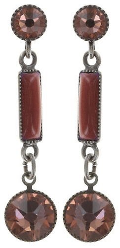 image pour Clou d'oreille pendant Small Tones Beating Rouge  