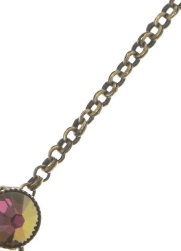 image for Necklace Pendant Waterfalls lila/dark rose  