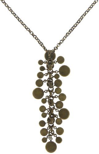 image for Necklace Pendant Waterfalls lila/dark rose  