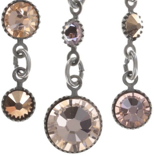 image pour Collier Waterfalls Beige / Rose  