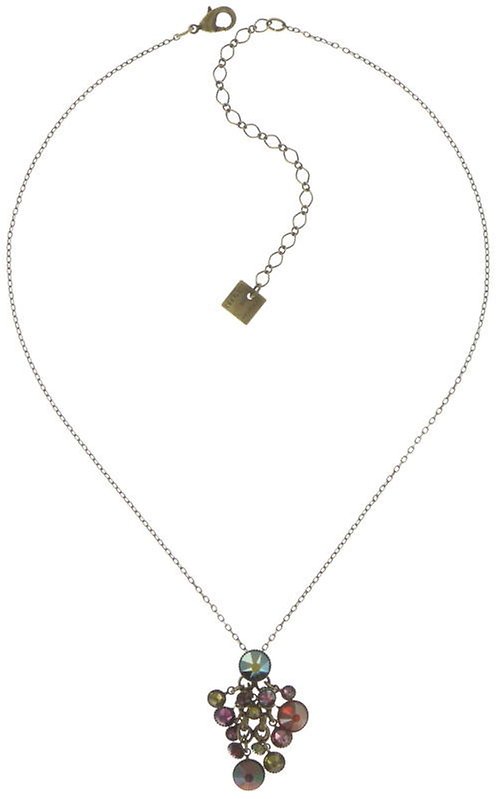 image pour Collier pendant Waterfalls Multi Foncé  