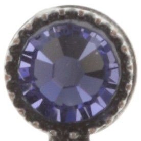image pour Clou d'oreille pendant To Katharine With Love II Bleu  14 X 10 mm