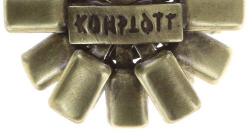 image pour Épingle Love You Love You Not Blanc crystal metallic sunshine small