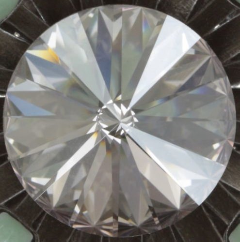 image for Pin Love You Love You Not Green crystal silver shade large