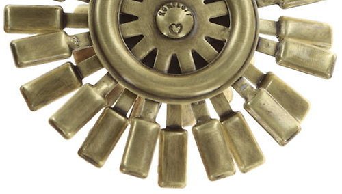 image for Earring Stud Dangling Love You Love You Not White crystal metallic sunshine large