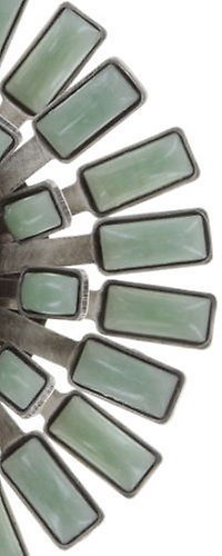 Bild für Ohrstecker baumelnd Love You Love You Not Grün Kristall Silber Schatten groß