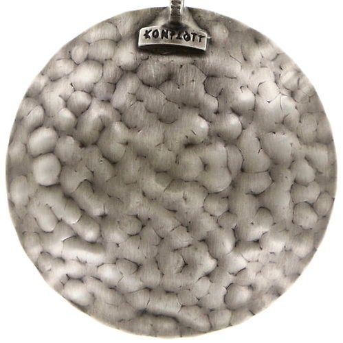 image for Necklace Pendant (Long) Archaic Love Oracle Green crystal silver shade medium