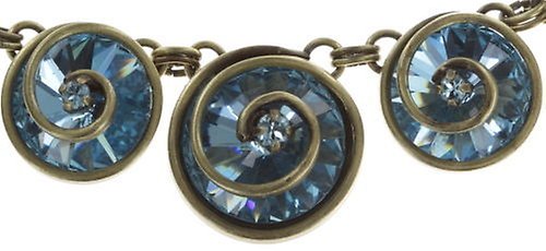 Bild für Halskette Classic Twist Blau Aquamarin 