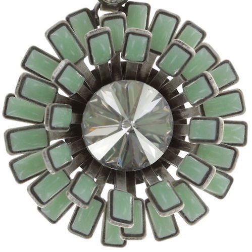 image for Necklace Pendant Love You Love You Not Green  