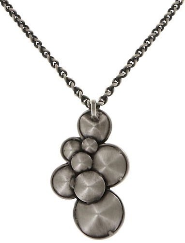 image for Necklace Pendant Classic Twist Dark Rose fuchsia 