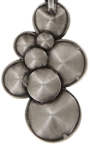 image for Necklace Pendant Classic Twist Dark Rose fuchsia 