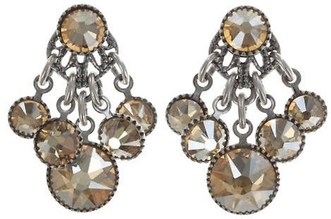 image pour Clou d'oreille pendant Waterfalls Beige  