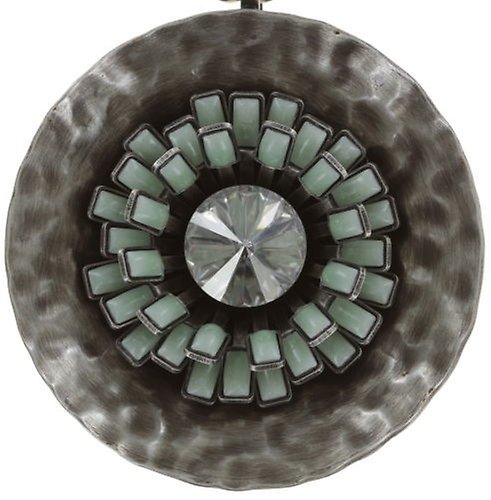 Bild für Halskette hängend (lang) Archaic Love Oracle Grün Kristall Silber Schatten Medium