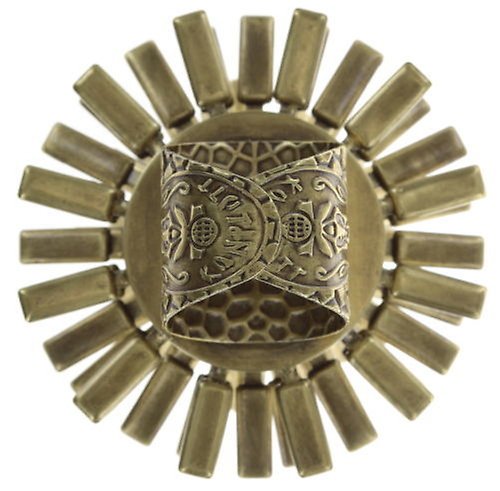 image for Ring Love You Love You Not White crystal metallic sunshine extra large