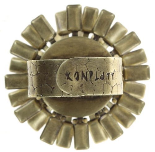 Bild für Ring Love You Love You Not Weiß crystal metallic sunshine Medium