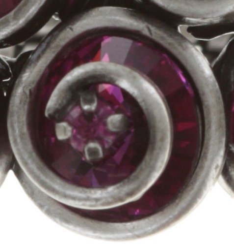 image for Ring Classic Twist Dark Rose fuchsia 