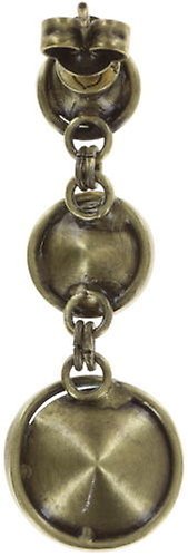 image pour Clou d'oreille pendant Classic Twist Bleu aquamarine 