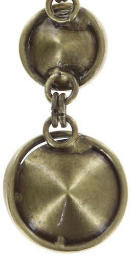 image pour Clou d'oreille pendant Classic Twist Bleu aquamarine 