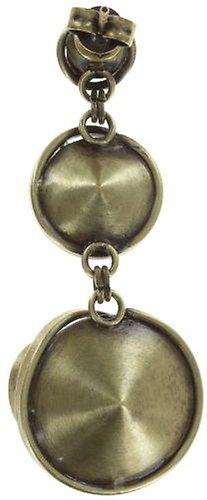 image pour Clou d'oreille pendant Classic Twist Vert  