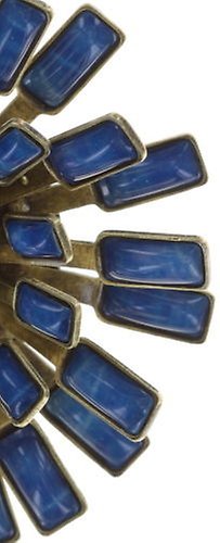 image pour Boucles d'oreilles Eurowire Love You Love You Not Bleu  large