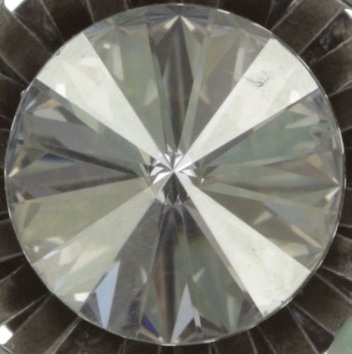 image for Pin Love You Love You Not Green crystal silver shade medium