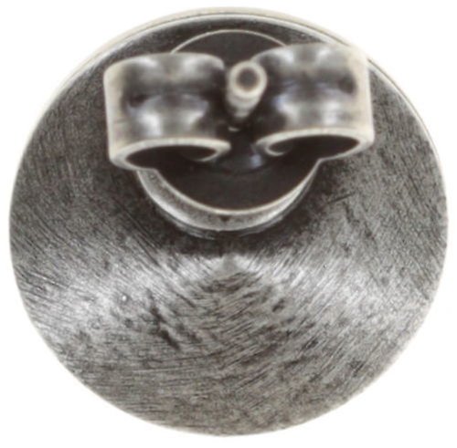 image for Earring Stud Rivoli White crystal silver shade 12 mm