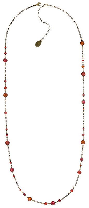 image pour Collier (long) Waterfalls Coralline / Orange  