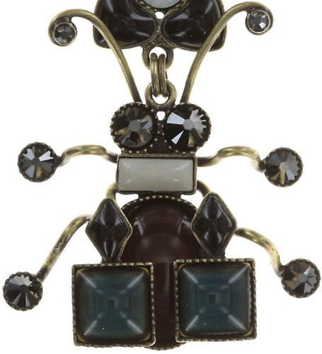 image for Necklace Pendant Bug Me Now Black / Brown  