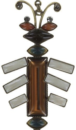 image for Earring Eurowire Dangling Bug Me Now Black / Brown  