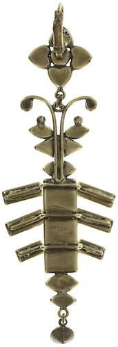 image pour Boucles d'oreilles Eurowire pendantes Bug Me Now Noir / Marron  