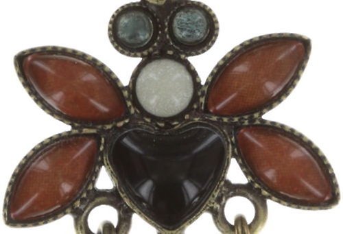 image for Necklace pendant Bug Me Now Black / Brown  